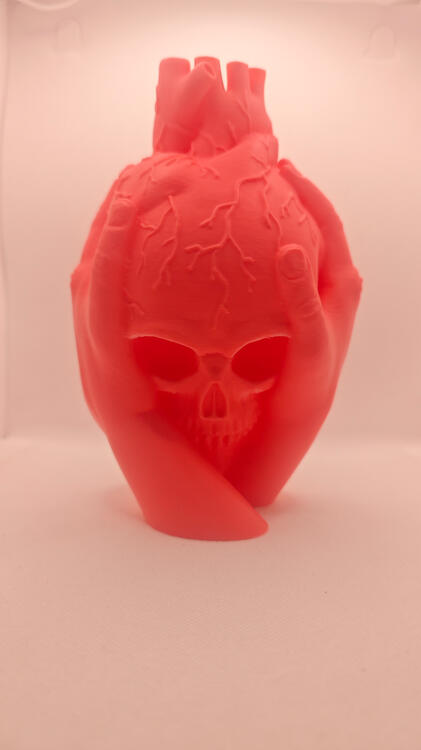 Vase Coeur Crane Face