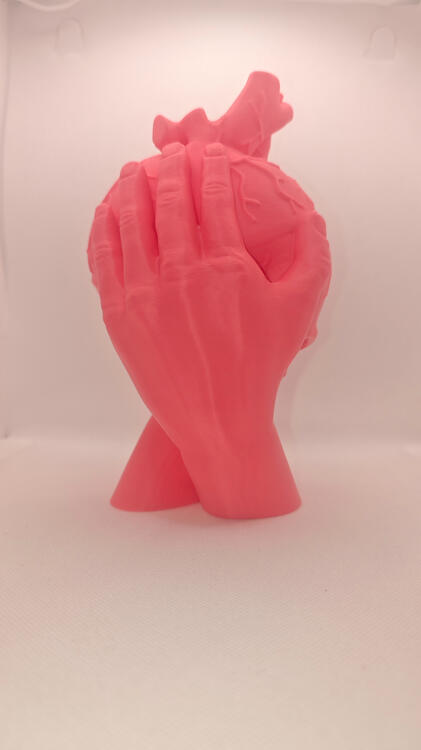 Vase Coeur Crane Dos